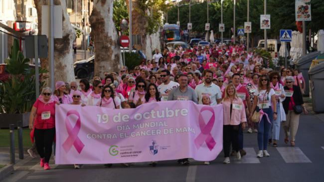 La XI Marcha Contra el Cáncer de Mama volverá a llenar de rosa las calles de Berja