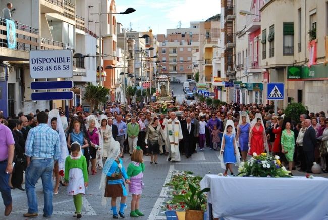 La Villa de Albox se engalana para recibir a la Virgen del Saliente