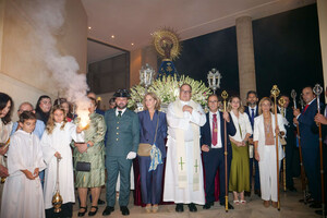 El barrio de La Loma de la Mezquita-Calahonda celebra la festividad de su Patrona