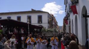 La procesión de Jesús Resucitado pone el broche final a la Semana Santa de Berja 2025
