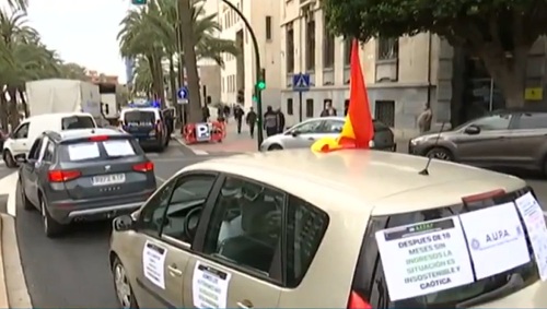 Agricultores y feriantes se unen en la protesta por su situación económica
