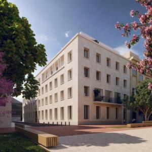 El centro de Almería recupera su patrimonio con un residencial de lujo en la antigua sede del CSIC