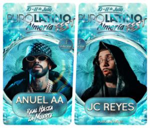 El trap de Anuel AA y JC Reyes aterriza en el Puro Latino de Almería