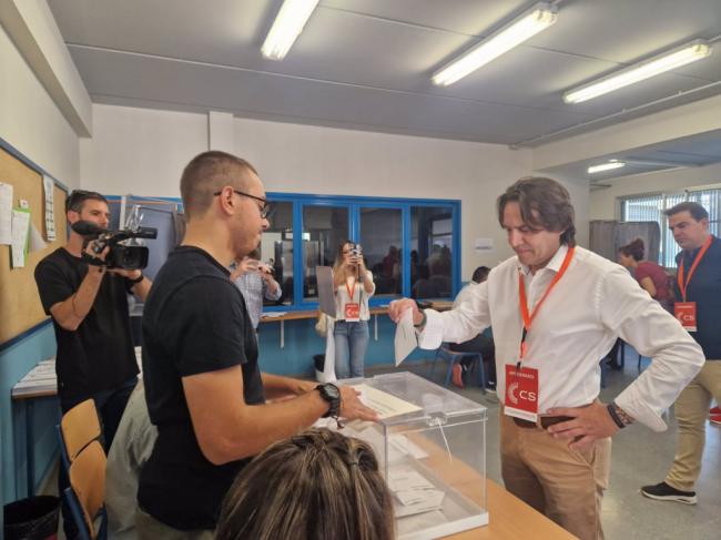 Burgos (CS) acude a las urnas con 'muy buenas sensaciones'