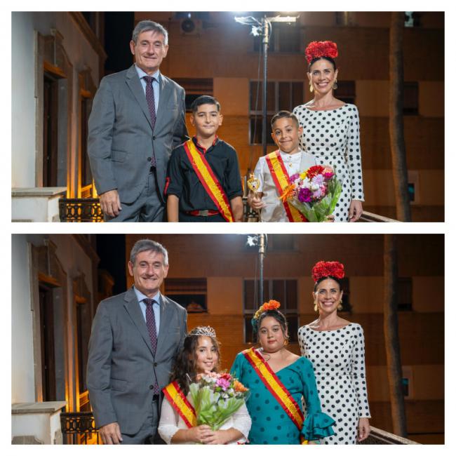 Triana del Carmen Romero y Francisco Fernández: Reina y Rey de las Fiestas de Adra 2025