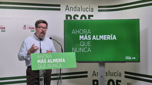 PSOE denuncia la paralización de infraestructuras clave en Almería pese al canon