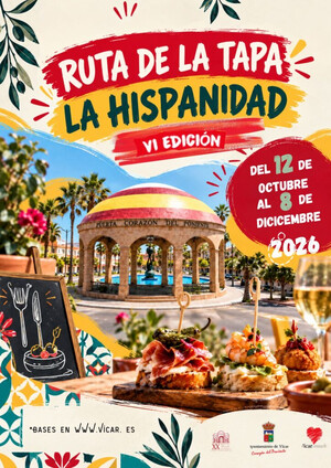 Regresa la VI Ruta de la Tapa 'La Hispanidad' en Vícar con 14 participantes
