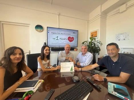 La UAL recibe el sello 'Por un millón de pasos' en Almería