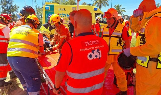 1.230 traslados de pacientes críticos en Almería en 2024