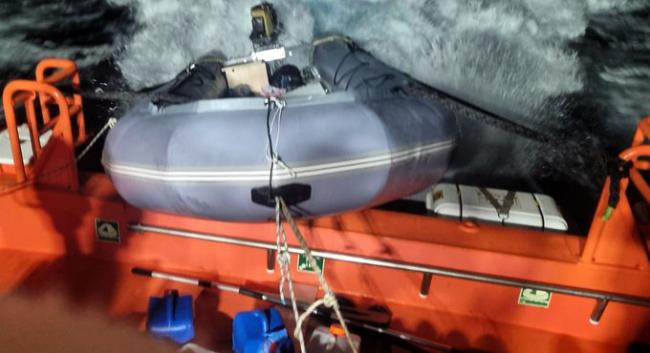 Rescate de 14 migrantes frente a Cabo de Gata