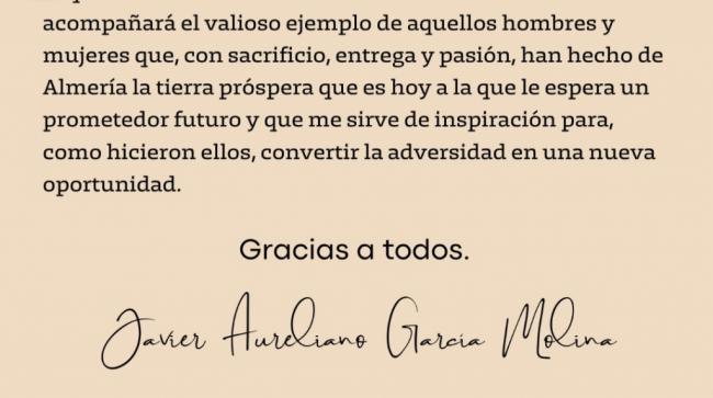 Javier Aureliano rompe su silencio para reivindicar su inocencia