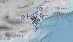 Un seísmo de magnitud 3,7 en Zurgena se hace sentir en más de una veintena de localidades del Levante de Almería