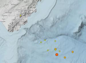 Vuelve a temblar Almería con otra sucesión de terremotos
