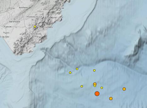Vuelve a temblar Almería con otra sucesión de terremotos