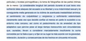Condenado a cuatro años y medio de cárcel por abusar de la hija menor de su pareja