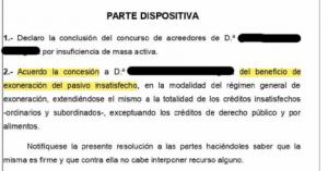 Un juzgado perdona la deuda de una vecina de Roquetas tras divorciarse