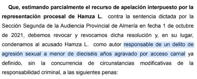 Abusa de una menor y no le aplican el 'Solo sí es sí' porque le perjudicaría