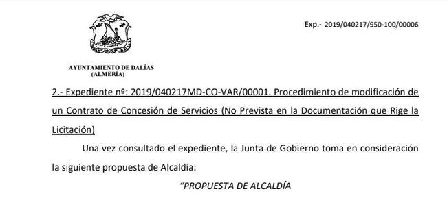 El Ayuntamiento de Dalías es condenado a readmitir a dos empleados