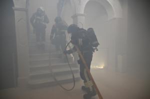 Éxito en el desalojo de la Casa Consistorial de Almería tras un ensayo general de emergencias