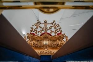 Devoción en el Puerto de Roquetas con la procesión del Cristo del Mar