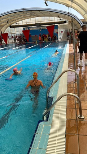 Culmina el segundo turno de natación en Cabañuelas