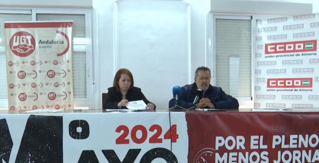 La precariedad laboral centra el 1 de Mayo en Almería