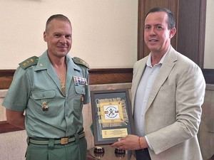 El subdelegado del Gobierno se reúne con el nuevo jefe del Tercio 3º de La Legión