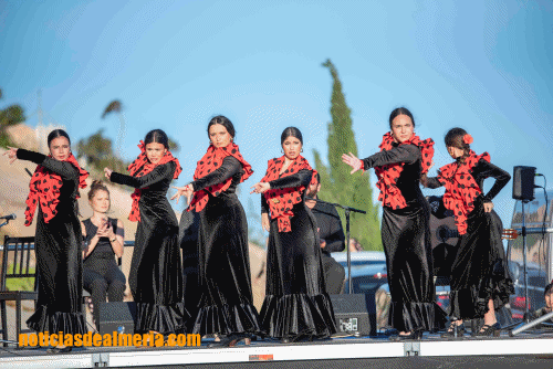 Los jóvenes flamencos llenan de duende el atardecer, a los pies de la Alcazaba
