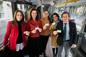 La tarjeta metropolitana del bus supera los 225.000 viajes en Almería Ciudad