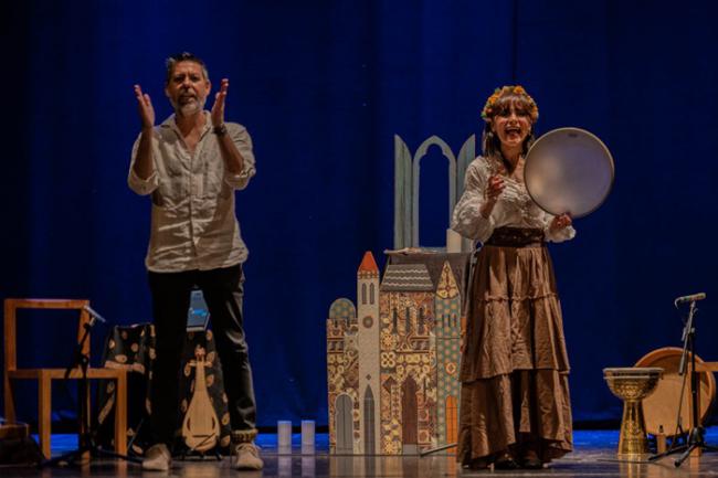 Emilio Villalba y Sara Marina ofrecen el concierto didáctico ‘La pequeña juglaresa’ en la Escuela de Música