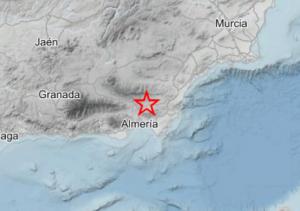 Un terremoto de 3,4 grados sacude Tabernas sin causar daños
