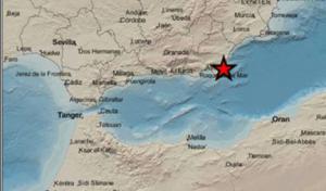 Terremoto de magnitud 3,4 al suroeste de Carboneras