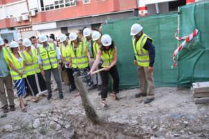 Primera piedra de la nueva Casa de Hermandad del Rocío en Almería