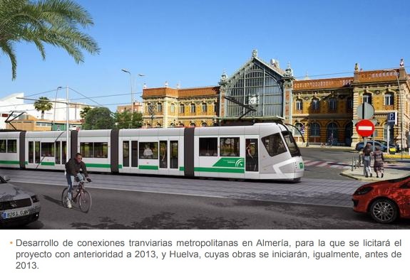 La Junta de Chaves tiró 600.000 euros en el tranvía de Almería