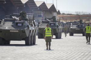 Almería se convierte en el punto de partida del gran despliegue militar de La Legión hacia el flanco este de la OTAN