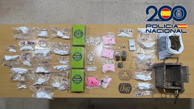 Desarticulado en Almería un laboratorio clandestino de cocaína y 'tusi'