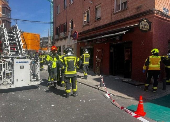Explosión en bar de Puente de Vallecas deja 25 heridos por gases acumulados