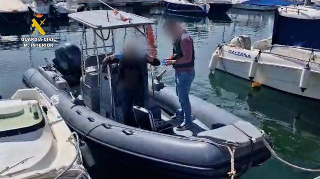 Detenidos en Almería dos hombres implicados en un intento de robo de lanchas en Mazarrón