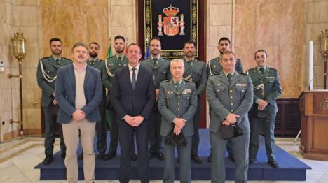 Subdelegado de Almería recibe a sargentos en prácticas