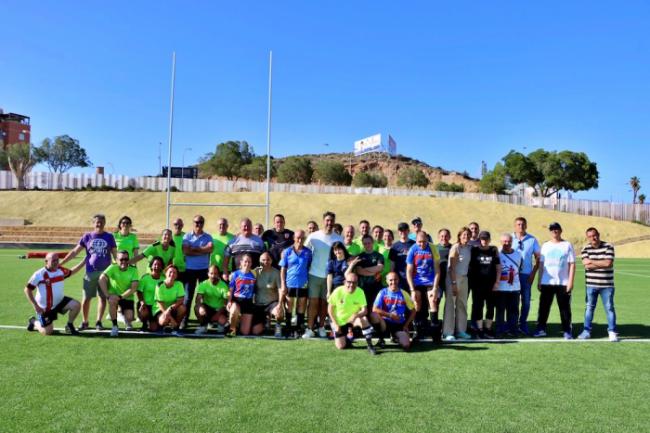 Jaime Nava elogia la labor social de Unión Rugby Almería