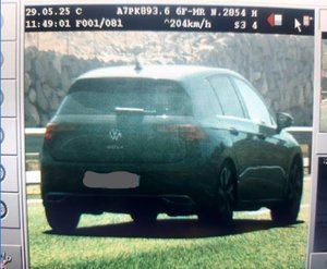 Detenido un conductor en El Ejido tras ser detectado en Motril circulando a 204 km/h