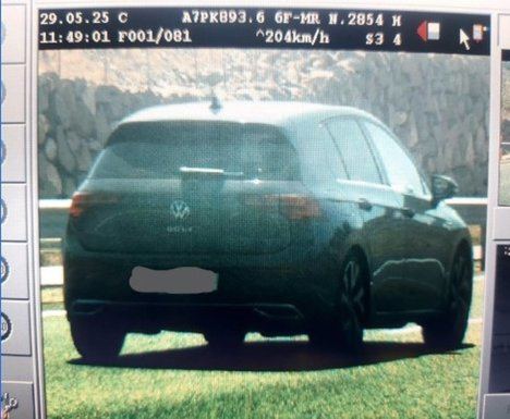 Detenido un conductor en El Ejido tras ser detectado en Motril circulando a 204 km/h