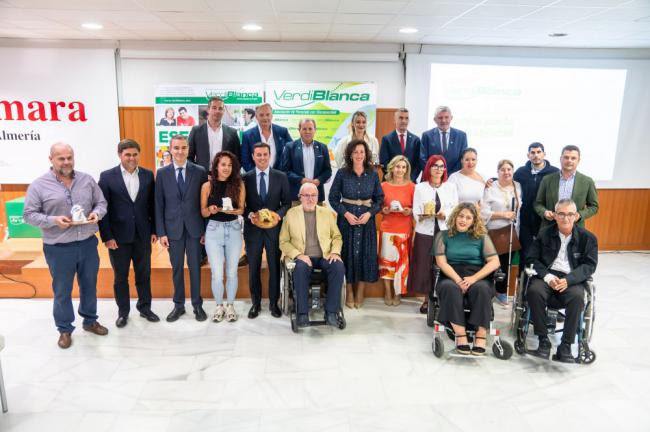 Verdiblanca premia la empleabilidad social de la Diputación de Almería