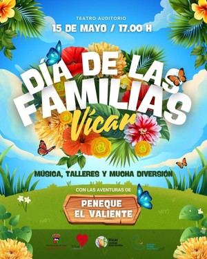 Fiesta en Vícar para celebrar el Día de las Familias en el Teatro Auditorio