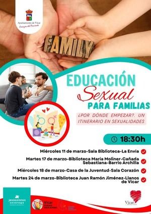 Vícar organiza talleres familiares sobre sexualidad y educación afectiva