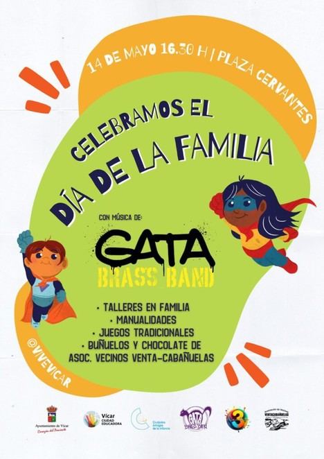 Vícar celebra el Día Internacional de las Familias con talleres y música en vivo