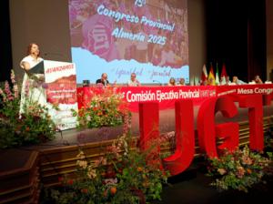Carmen Vidal, reelegida secretaria general de UGT Almería con el 96,47% de apoyos