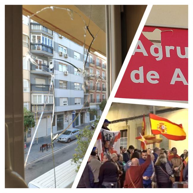 PSOE Almería denuncia violencia contra su sede