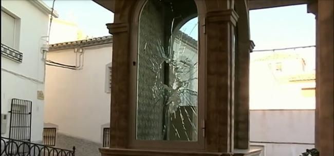 Vandalismo contra la talla de la Virgen del Carmen de Purchena