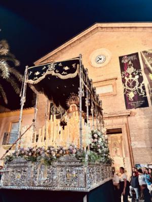 Pulpí celebra los actos de Viernes de Dolores con emotiva procesión